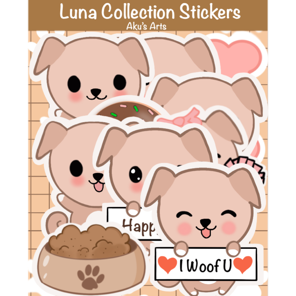 Luna Collection Stickers Stickers