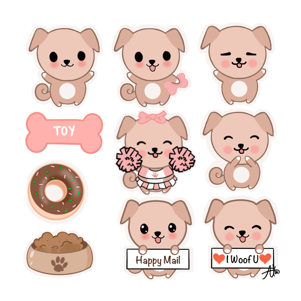 Luna Collection Stickers Stickers